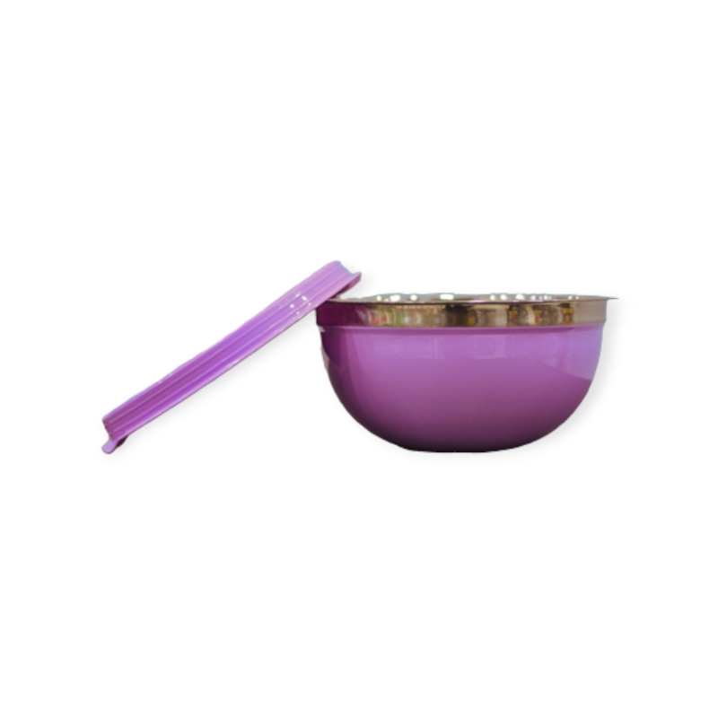 Purple Bowl With Cover