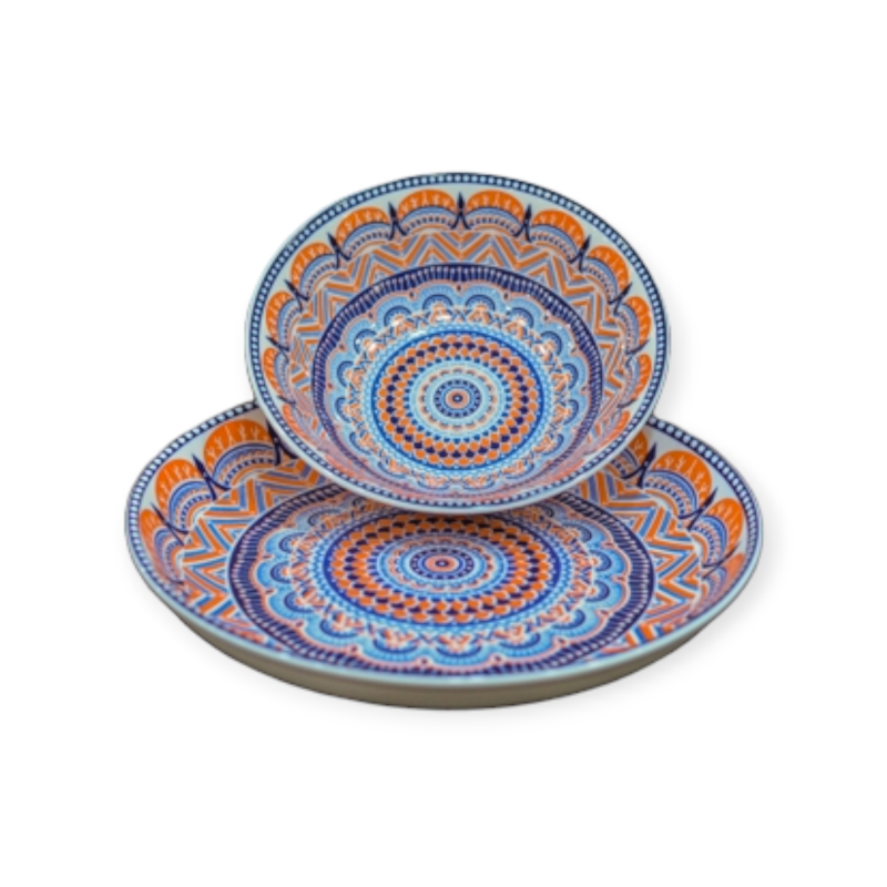 Ceramic Plates With Cutural Art Design