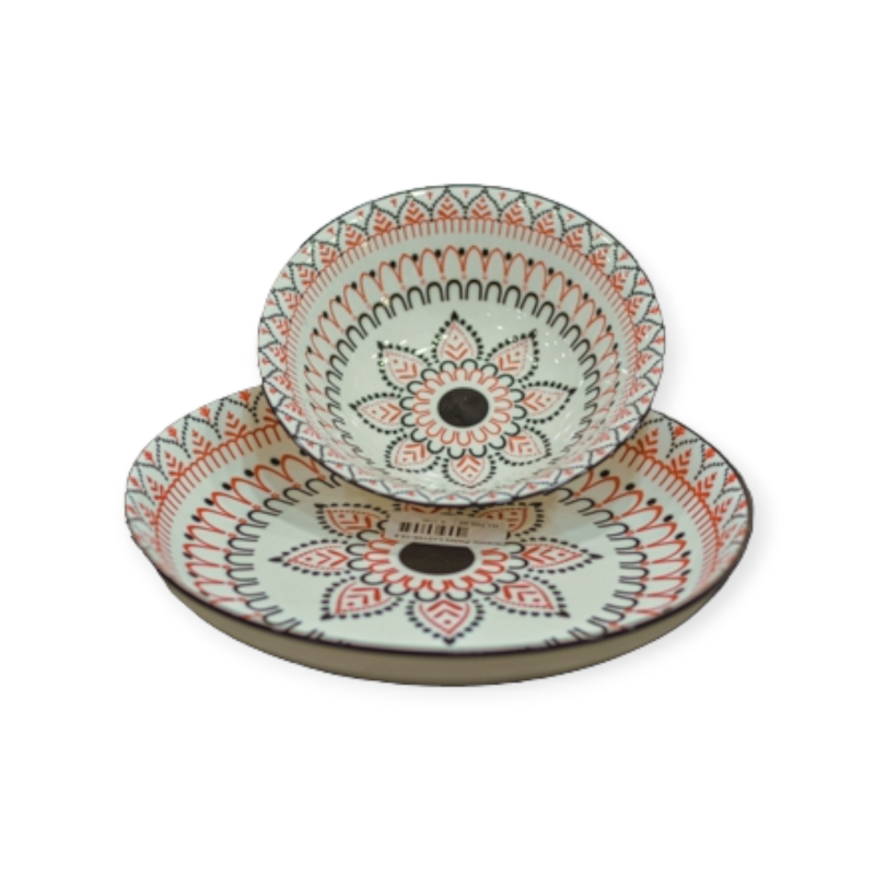 Sunflower Designed Ceramic Plate