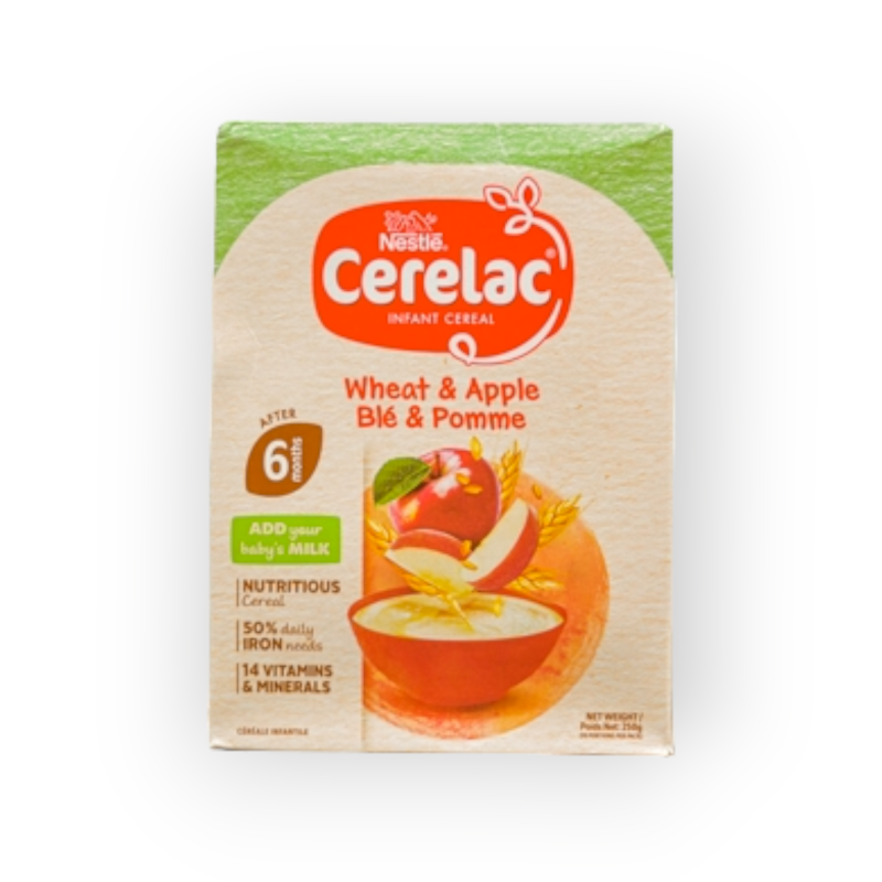 UefzN9IBSHvZD1PTILvadk3zVznHE6pmQZotKNbd.png Cerelac Wheat & Apple Refill 250g - Image 1