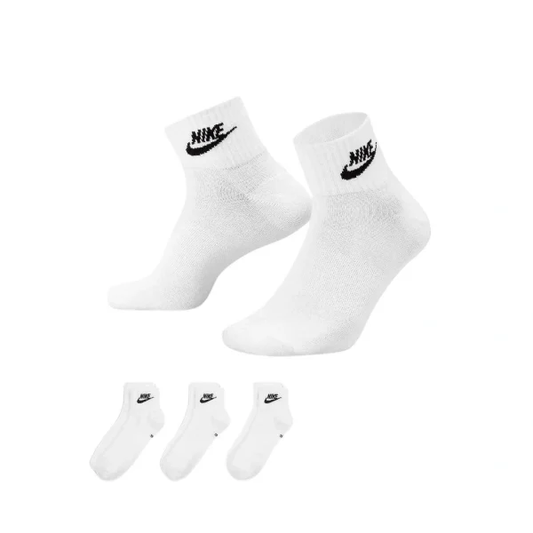 Nike Basic Socks White (3-Pack)
