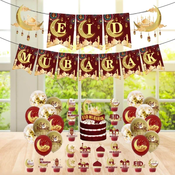 Eid Decoration Banner Set